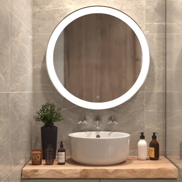 Зеркало MIXLINE &amp;quot;Перла&amp;quot; D770 сенсорный выключатель, светодиодная подсветка - ФР-00000847 