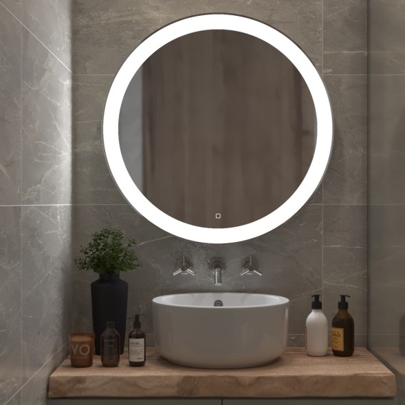 Зеркало MIXLINE &amp;quot;Перла&amp;quot; D770 сенсорный выключатель, светодиодная подсветка - ФР-00000847 