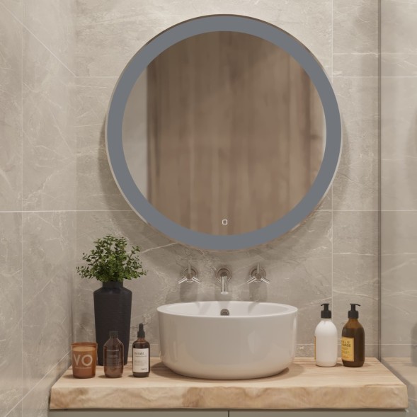 Зеркало MIXLINE &amp;quot;Перла&amp;quot; D770 сенсорный выключатель, светодиодная подсветка - ФР-00000847 