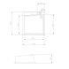Кухонная мойка AQUATON Парма 510х470х175мм, цвет терракотовый (1A713032PM270)