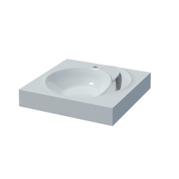 Раковина над стиральной машиной &amp;quot;QOPP-60*60&amp;quot; ш*г, с кронштейнами  (Madera) - 4627173210140 