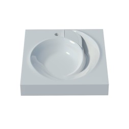 Раковина над стиральной машиной &amp;quot;QOPP-60*60&amp;quot; ш*г, с кронштейнами  (Madera) - 4627173210140 