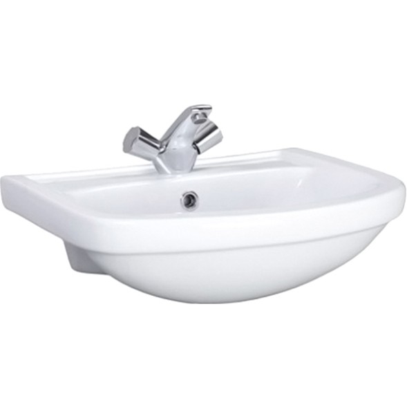 Раковина мебельная AQUATON 520х440х195 санфаянс, белый (131201S0011B0)