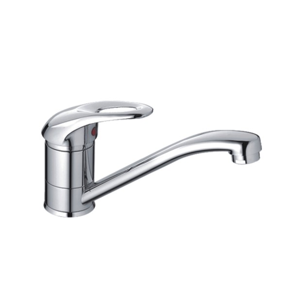 Смеситель для кухни 40к CN4503 CRON короткий пов. излив 148 мм, ХРОМ - CN4503 