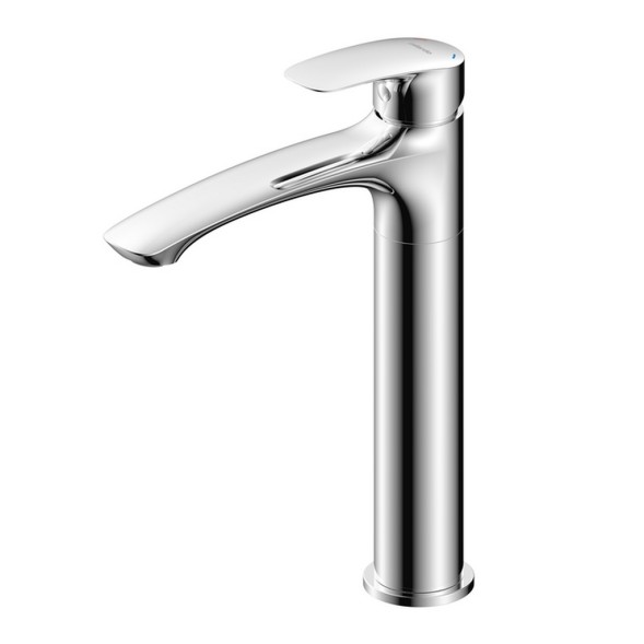 Смеситель для раковины 35к Milardo RORSB01M01 &amp;quot;Rora&amp;quot; высокий пов. излив, п/гайку,  ХРОМ - RORSB01M01 