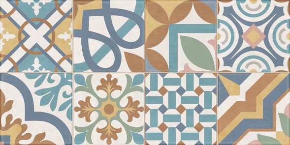 Плитка настенная 300x600 Design Art Mix 3 - WT36DST16