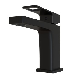 Смеситель для раковины 35k MIXLINE ML34-04 "Solo Black" ЧЕРНЫЙ - ML34-04