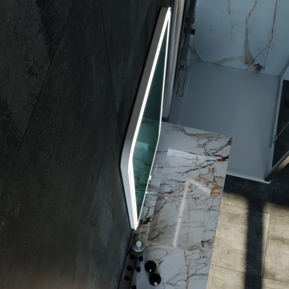 Зеркало MIXLINE &amp;quot;Мальта&amp;quot; 600*1200 (ШВ) бесконтактный сенсор,светодиодная подсветка, гор/верт крепеж - MLZ.Malt.6-12.2.4 