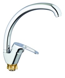 Смеситель для кухни 40к Glauf 8G4-A018 бок.ручка, п/гайку - 8G4-A018 