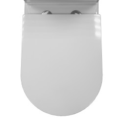 Унитаз напольный Azario Verona, система смыва Tornado, в комплекте с бачком, сиденьем микролифт 660*360*800мм (AZ-8301)