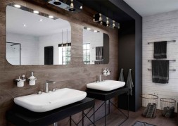 Смеситель для раковины Kludi Ameo двухвентильный, с донным клапаном, на 3 отверстия, хром (413930575)