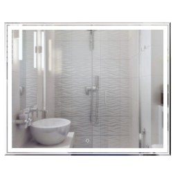 Зеркало MIXLINE &amp;quot;Мелис&amp;quot; 1000*800 (ШВ) сенсорный выключатель, светодиодная подсветка - MLZ.Me.10-8.1.2 