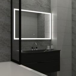 Зеркало MIXLINE "Норма" 1200*800 (ШВ) сенсорный выключатель, светодиодная подсветка - MLZ.Nom.12-8.1.2