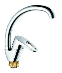 Смеситель для кухни 40к Glauf 8G4-A180 бок.ручка, п/гайку - 8G4-A180 