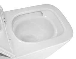 Унитаз подвесной Azario Cascad 525x345x360 безободковый, система смыва &amp;quot;Скрытое Торнадо&amp;quot;, в комплекте с быстросъемным сиденьем микролифт (AZ-2303A)