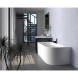 Ванна акриловая Azario LUTON 1700x800x580 пристенная, в комплекте с сифоном и металлической рамой, левая, белая (LUT17080 L)