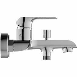 Смеситель для ванны Ravak Flat FL 022.00/150 керамический картридж, хром (X070119)