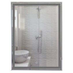 Зеркало MIXLINE &amp;quot;Мелис&amp;quot; 600*800 (ШВ) сенсорный выключатель, светодиодная подсветка - MLZ.Me.6-8.1.2 