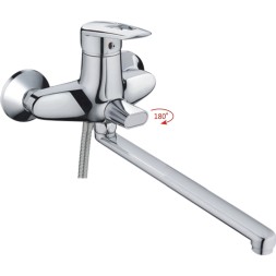 Смеситель для ванны и раковины 40к HB2207 HAIBA див корп L-нос - HB2207 