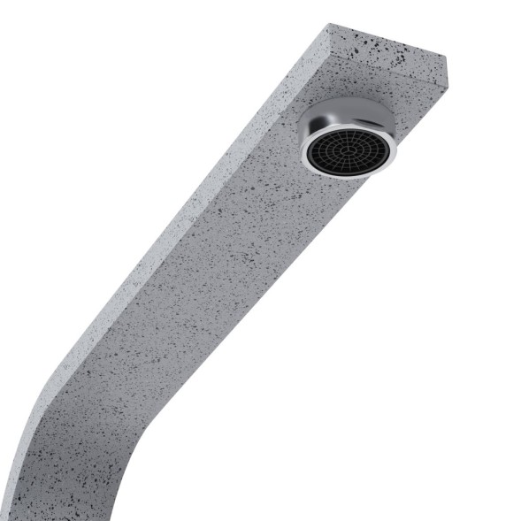 Смеситель для кухни 35к MIXLINE ML-GS14 (310) серый высок. излив - ML-GS14 (310) 