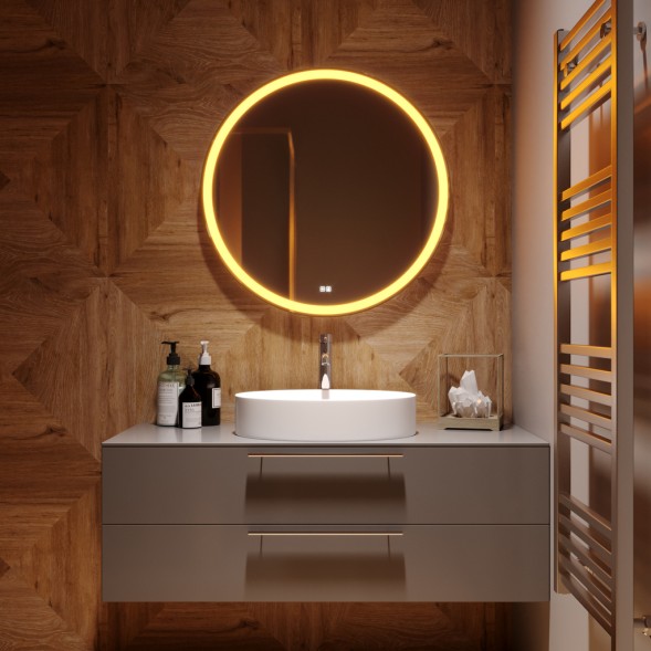 Зеркало MIXLINE &amp;quot;Перла Нео&amp;quot; RGB D770 сенсорный выключатель, МУЛЬТИ-ЦВЕТ - MLZ.Per.neo.7.1.8 