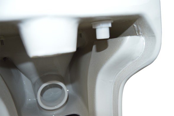 Унитаз-моноблок Creo Ceramique ONE 358х720х760 безободковый, в комплекте с быстросъемным сиденьем микролифт (ON0103)