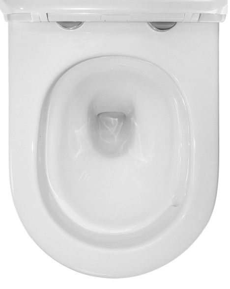 Унитаз подвесной Azario Eclat 520x365x365, безободковый, система слива &amp;quot;Скрытое Торнадо&amp;quot;, с быстросъемным сидением микролифт (AZ-2381-A)