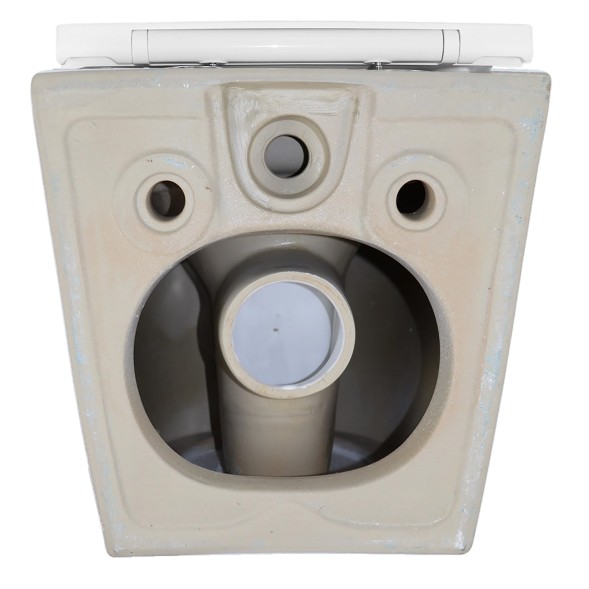 Унитаз подвесной Azario Eclat 520x365x365, безободковый, система слива &amp;quot;Скрытое Торнадо&amp;quot;, с быстросъемным сидением микролифт (AZ-2381-A)