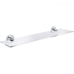 Полка Grohe Essentials 530 мм прозрачное стекло, хром (40799001)