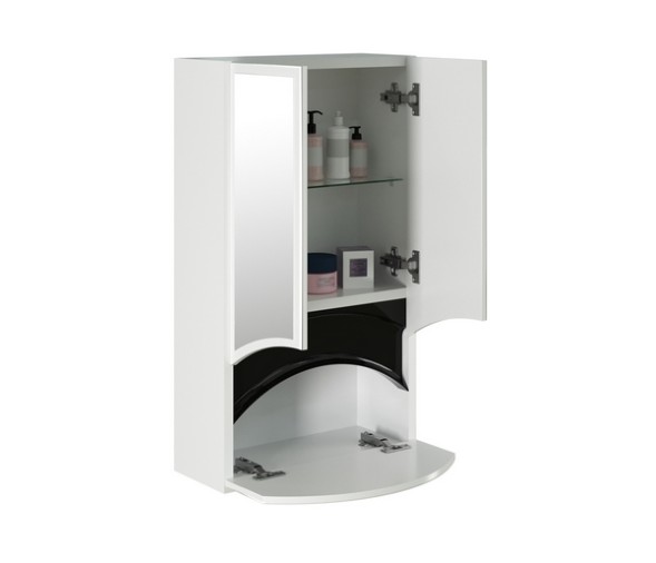 Зеркальный шкаф &amp;quot;РАДУГА-46&amp;quot; ОДУВАНЧИК белый без подсветки - 528041 