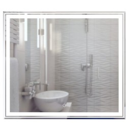 Зеркало MIXLINE &amp;quot;Мелис&amp;quot; 800*700 (ШВ) сенсорный выключатель, светодиодная подсветка - MLZ.Me.8-7.1.2 