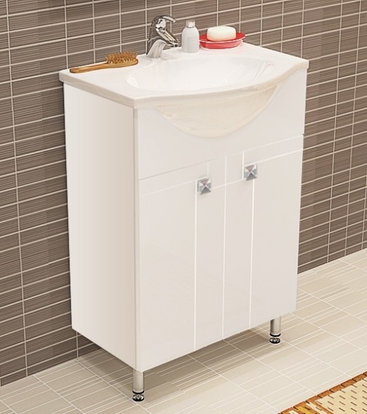 Раковина AQUATON Селигер 60, белая (1WH110268)