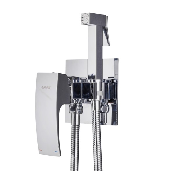 Смеситель с гигиеническим душем 35к G7207-1 GAPPO встраиваемый, ХРОМ - G7207-1 