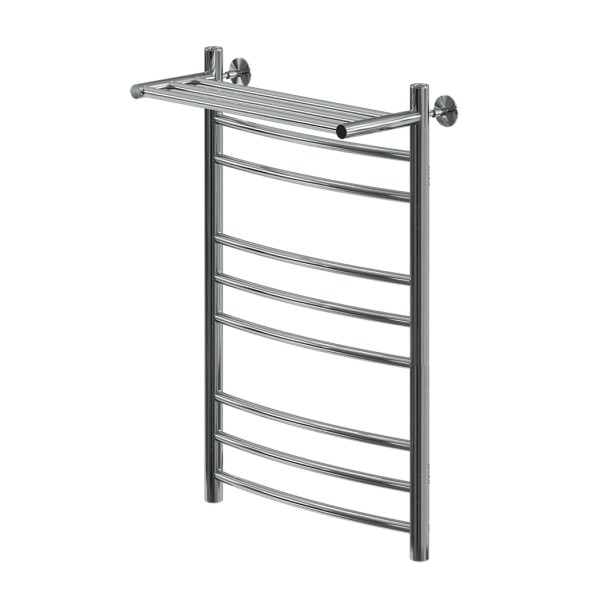 Полотенцесушитель MIXLINE CAPELLA  80х50 г2 (1/2&amp;#039;&amp;#039; ВР, 8 перекладин + ПОЛКА) водяной - ML-556281 