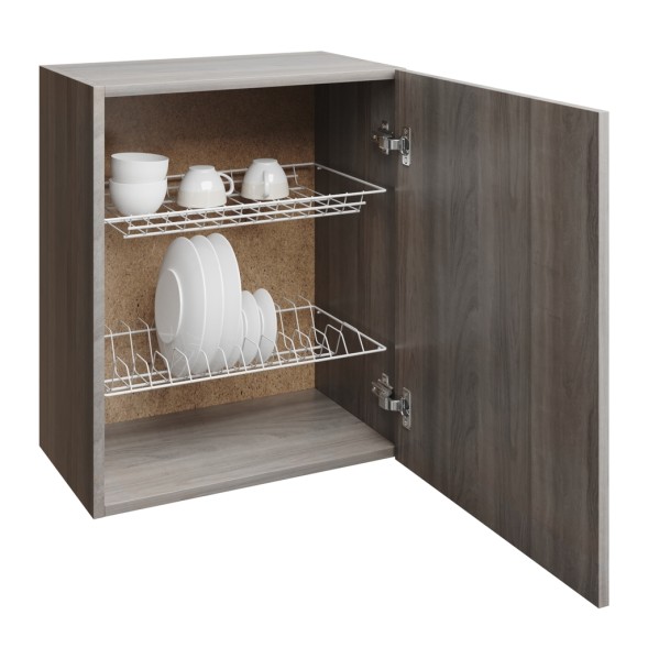 шкаф навесной кухонный с сушкой 50 шимо/ясень светлый - 540063 