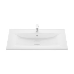 Раковина мебельная Aquaton Айрис 100 1000х452х152 литьевой мрамор, белый (1A73273KAG010)