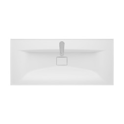 Раковина мебельная Aquaton Айрис 100 1000х452х152 литьевой мрамор, белый (1A73273KAG010)