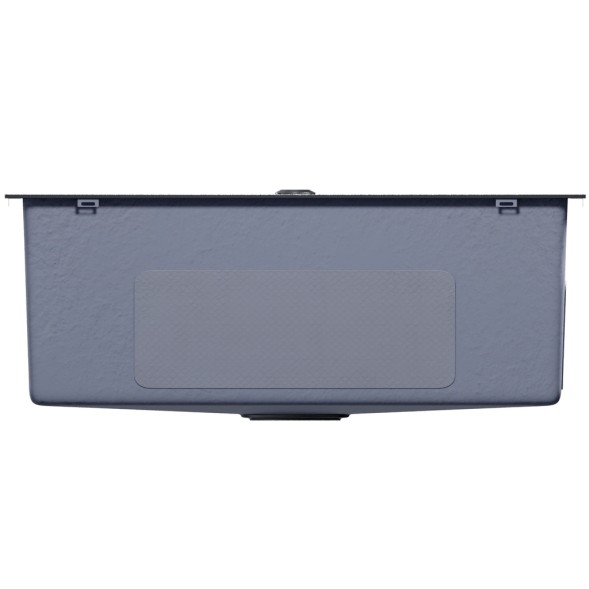 Мойка настол.монтаж 65х45 (3,0) вып 3 1/2  MIXLINE PRO 22см с сифоном (черный графит НАНО декор) - 552937 