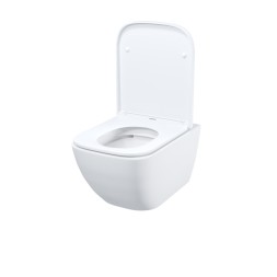 Унитаз подвесной безободковый IDDIS TORRDSEi25 "Torr" безободковый, сиденье дюропласт, микролифт - TORRDSEi25