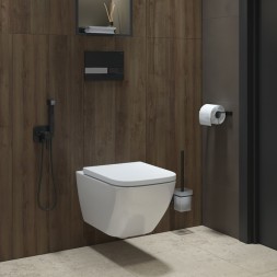 Унитаз подвесной безободковый IDDIS TORRDSEi25 "Torr" безободковый, сиденье дюропласт, микролифт - TORRDSEi25