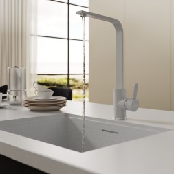 Смеситель для кухни 35к MIXLINE ML-GS14 (341) молоко высок. излив - ML-GS14 (341) 
