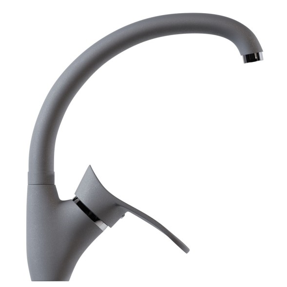 Смеситель для кухни 40к MIXLINE ML-GS01 (342) графит высок. излив - 00-00001748 