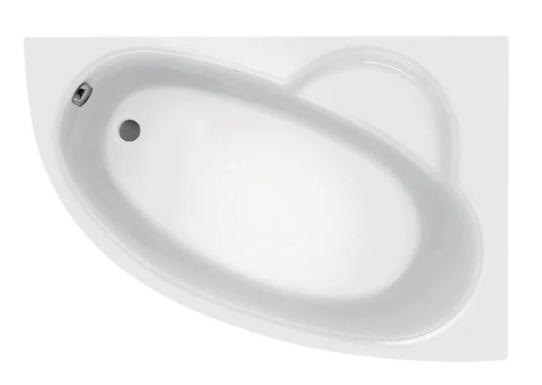 Ванна акриловая Roca WELNA асимметричная 160х100 правосторонняя, белая (7.2486.4.300.0)