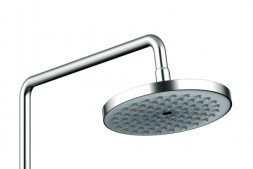 Душевая колонна Bravat ECO со смесителем для ванны, поворотный излив, хром (F6111147C-A-RUS)