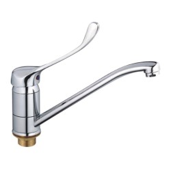 Смеситель для кухни 40к HB4954 HAIBA МЕДИЦИНСКИЙ п/гайку - HB4954 