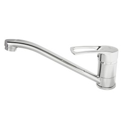 Смеситель для кухни 40к F49701-B FRAP (дли. плоск. пов. излив, п/гайку, хром, силумин) - F49701-B 