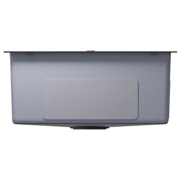 Мойка настол.монтаж 53х43 (3,0) вып 3 1/2  MIXLINE PRO 22см с сифоном (черный графит НАНО декор) - 552935 