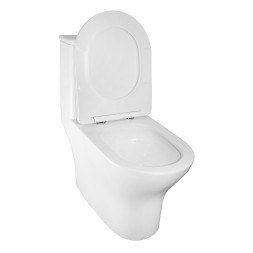 Унитаз-моноблок AZARIO Terni 670x350x760 слив "Торнадо", быстросъемное сиденье микролифт (AZ-8618T)