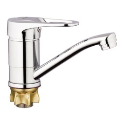 Смеситель для кухни 40к Glauf 4T4-B043 кор. излив, п/гайку - 4T4-B043 