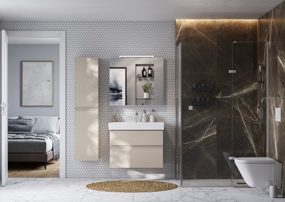 Раковина мебельная ROCA OLETA 800 мм, фарфор, белая (7.3274.C.500.Y)